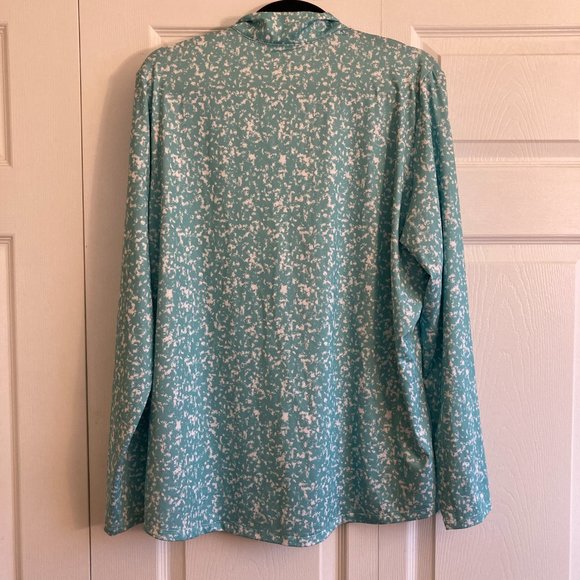 Adidas Performance Shirt Women's Workout Long Sleeve Print Plus Size Size 2XL - Picture 3 of 3